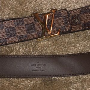 Louis Vuitton damier belt